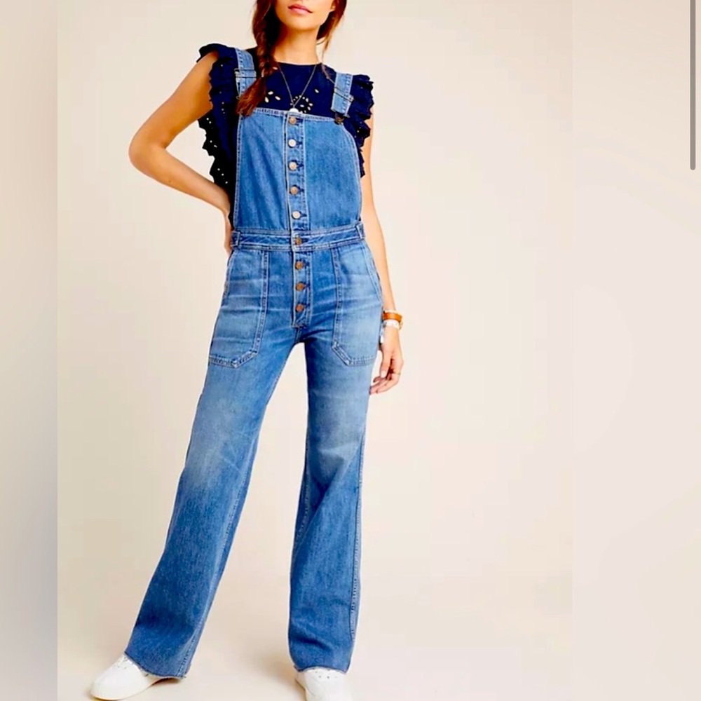 Citizens of Humanity | Faye Button Front Denim
Overalls Size S - Picture 1 of 12